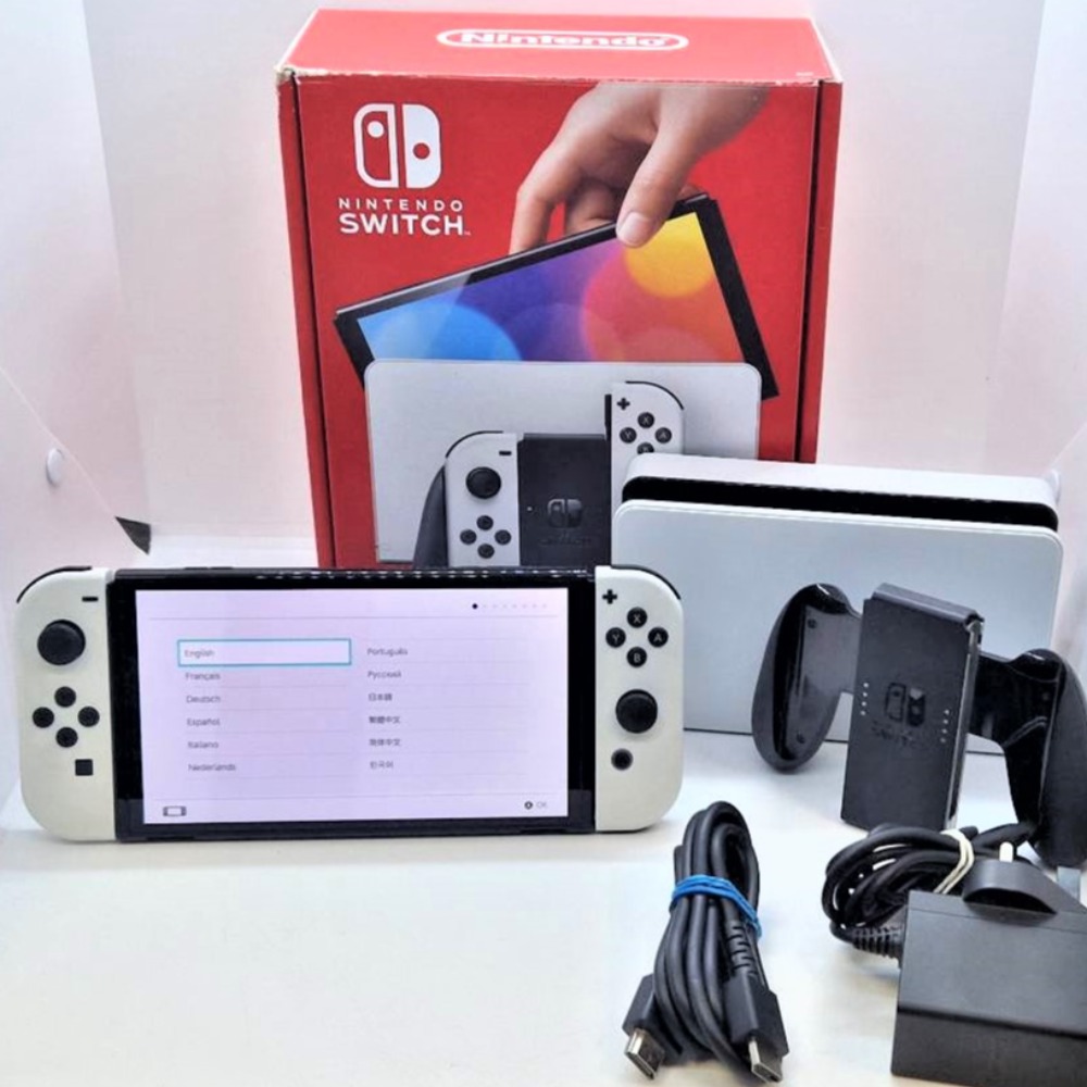 Pre-owned Nintendo Switch OLED Model HEG-001 Handheld Console